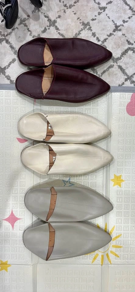 Men flat Babouche or Moroccan belches