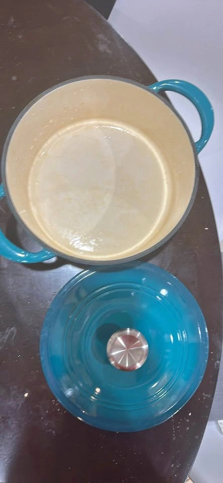 4QT Blue Dutch Oven Pot