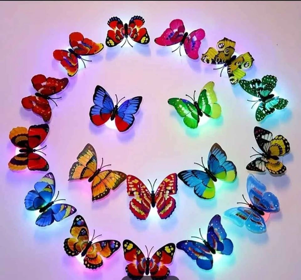 Cute LED Color Changing Butterfly Lamp - Home Decor for Kids Roo - photo 5