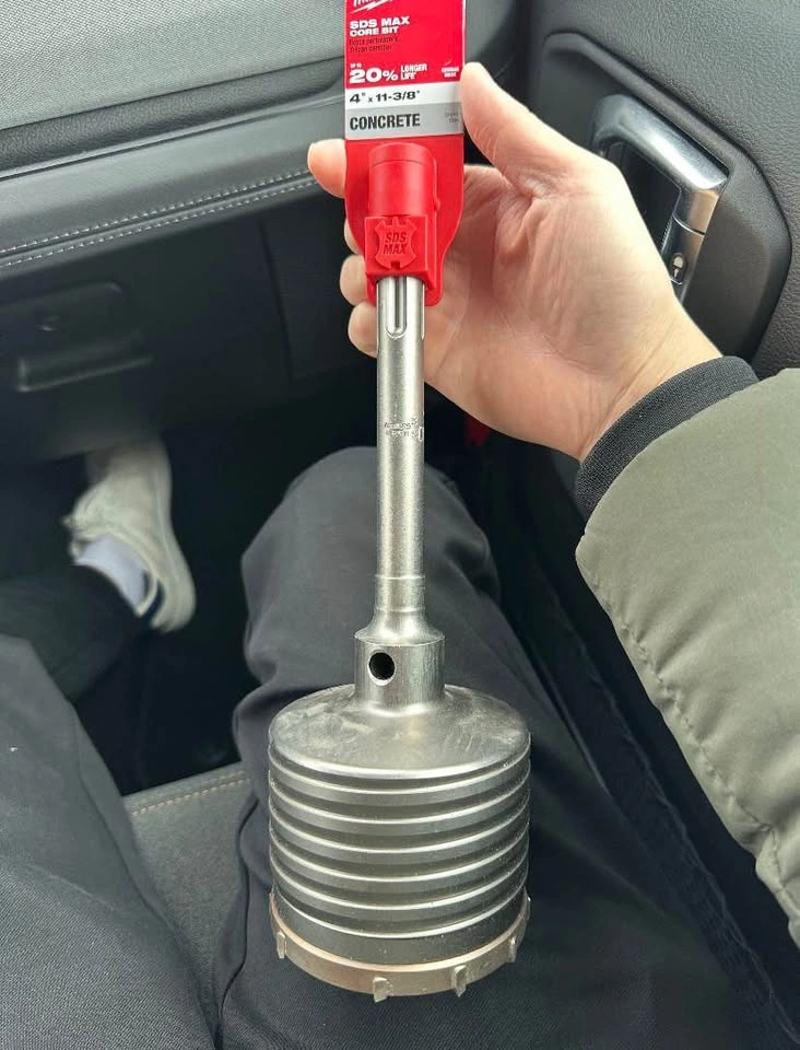 Milwaukee 4-inch SDS-Max Core Bit (Brand New) - photo 2