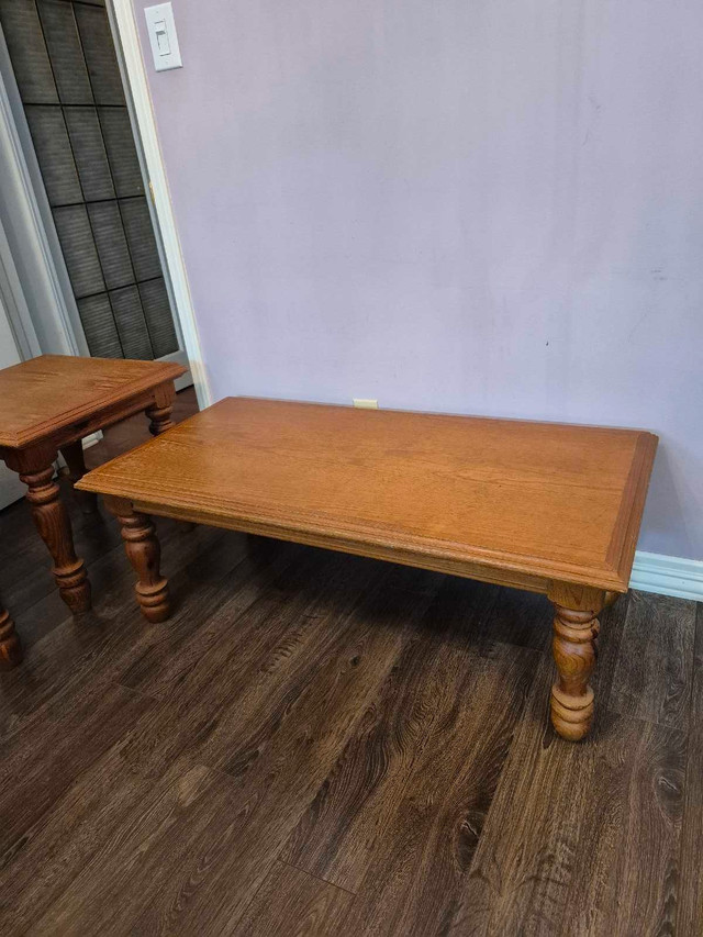 3 Rustic Pine Tables - photo 2