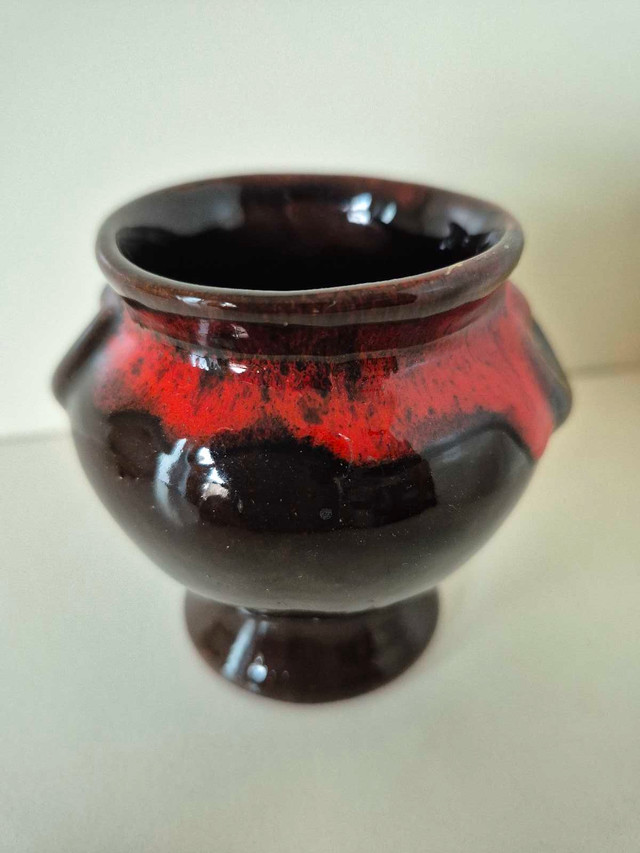 Vintage Red Canuck Tiny Vase