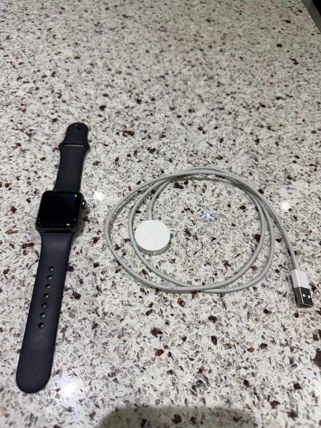 Apple Watch Series 3 (38mm) Black w/ Charger - photo 2