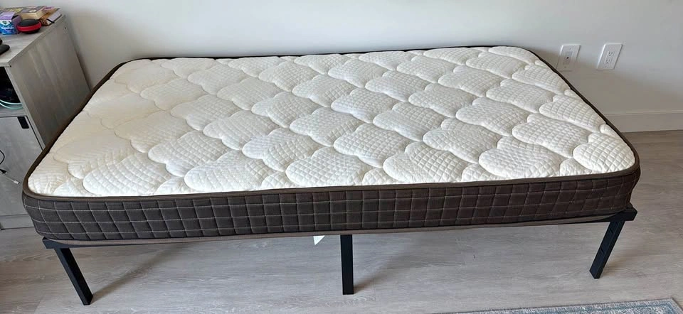 Single Bed mattress with bed frame