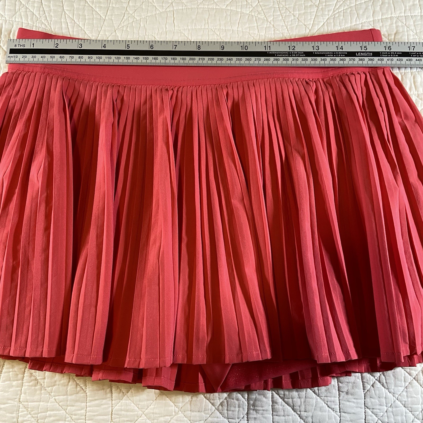 Lululemon Women's Pleated Skirt Skort Pink Size 10 Athletic Tenn - photo 4