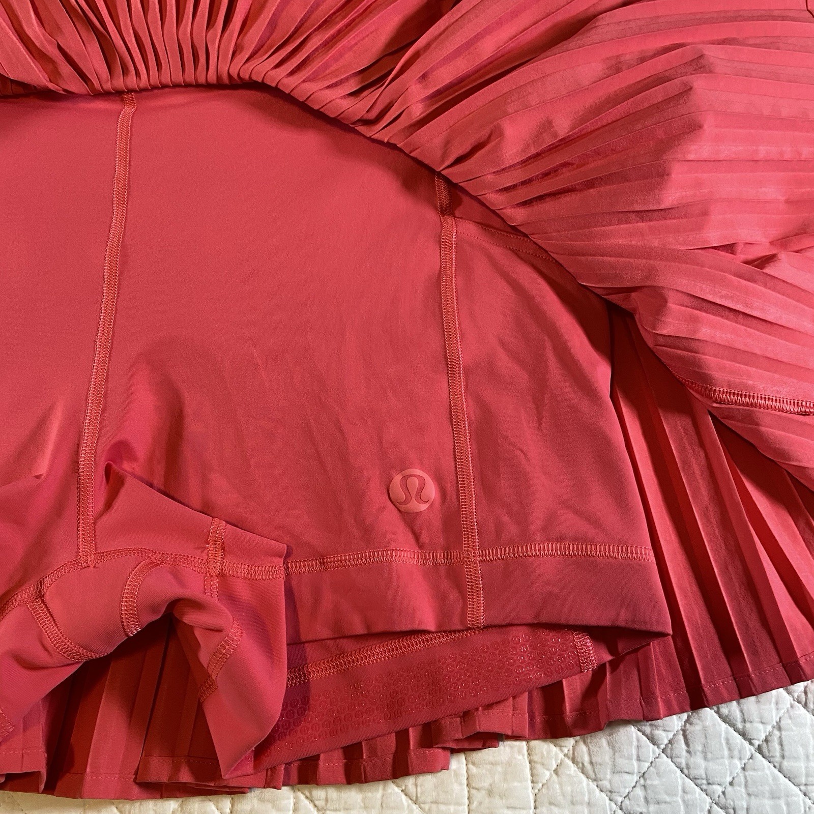 Lululemon Women's Pleated Skirt Skort Pink Size 10 Athletic Tenn - photo 5