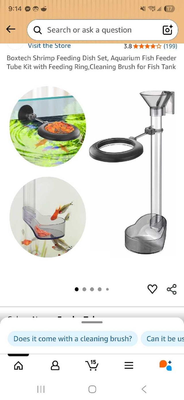 Shrimp or Fry Feeder Tube