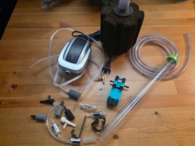 Aquarium Accessories Set - Air Pump, Filter & More
