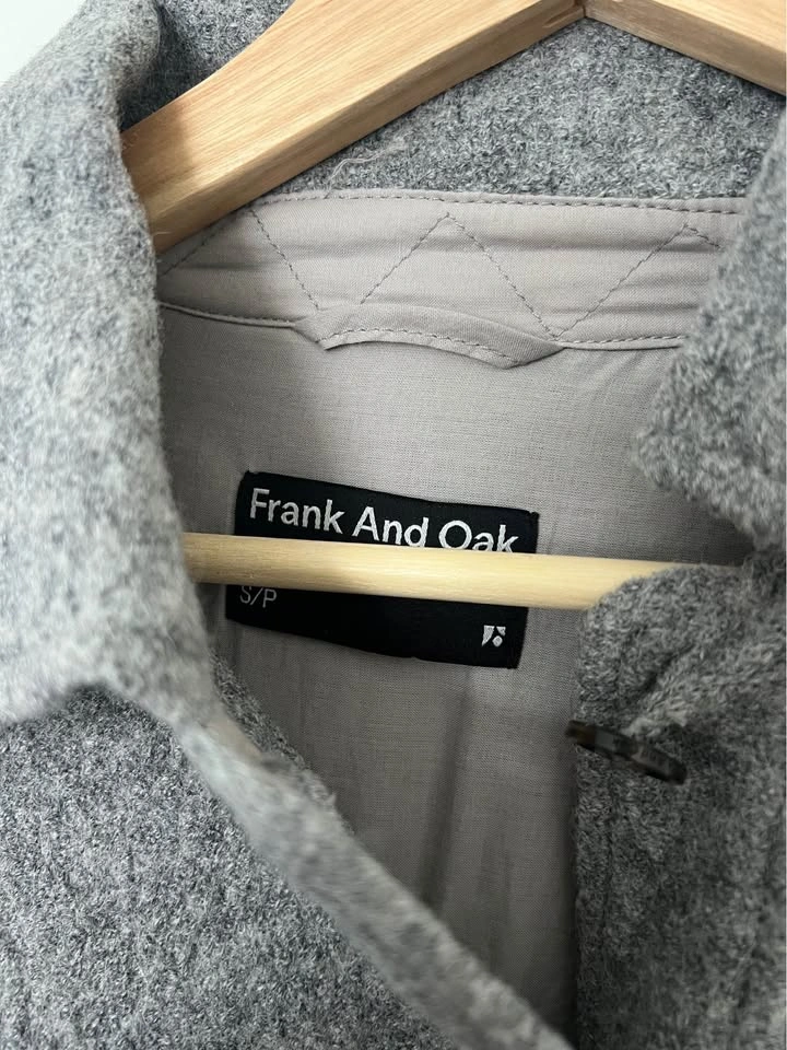 Frank & Oak grey shacket - small - photo 3
