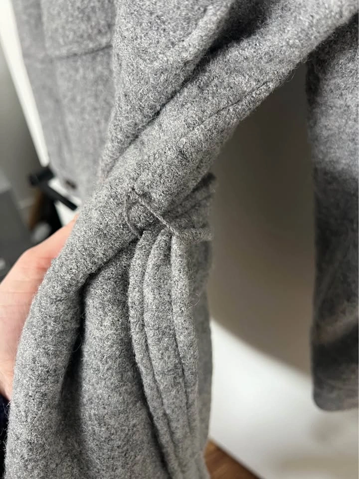 Frank & Oak grey shacket - small - photo 4