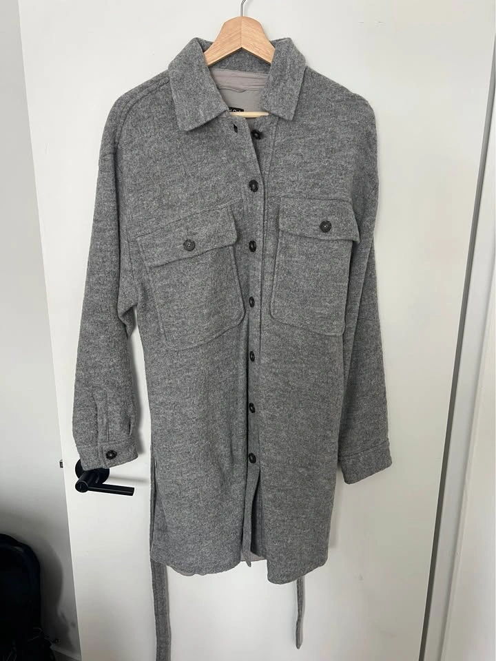 Frank & Oak grey shacket - small - photo 5