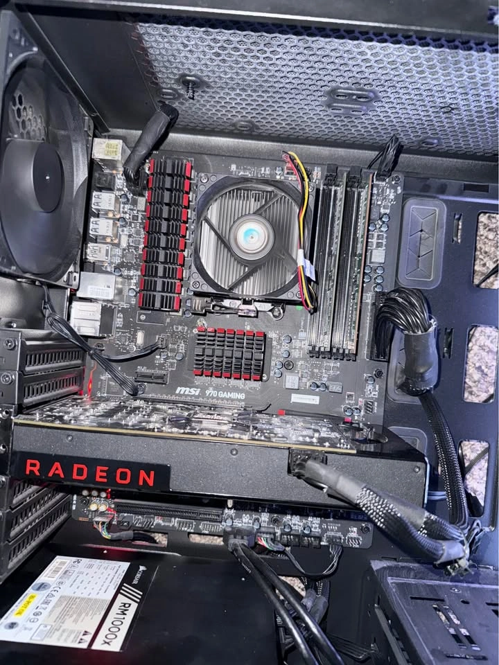 Gaming PC, RX580 8GB, Motherboard, Many Parts - photo 4