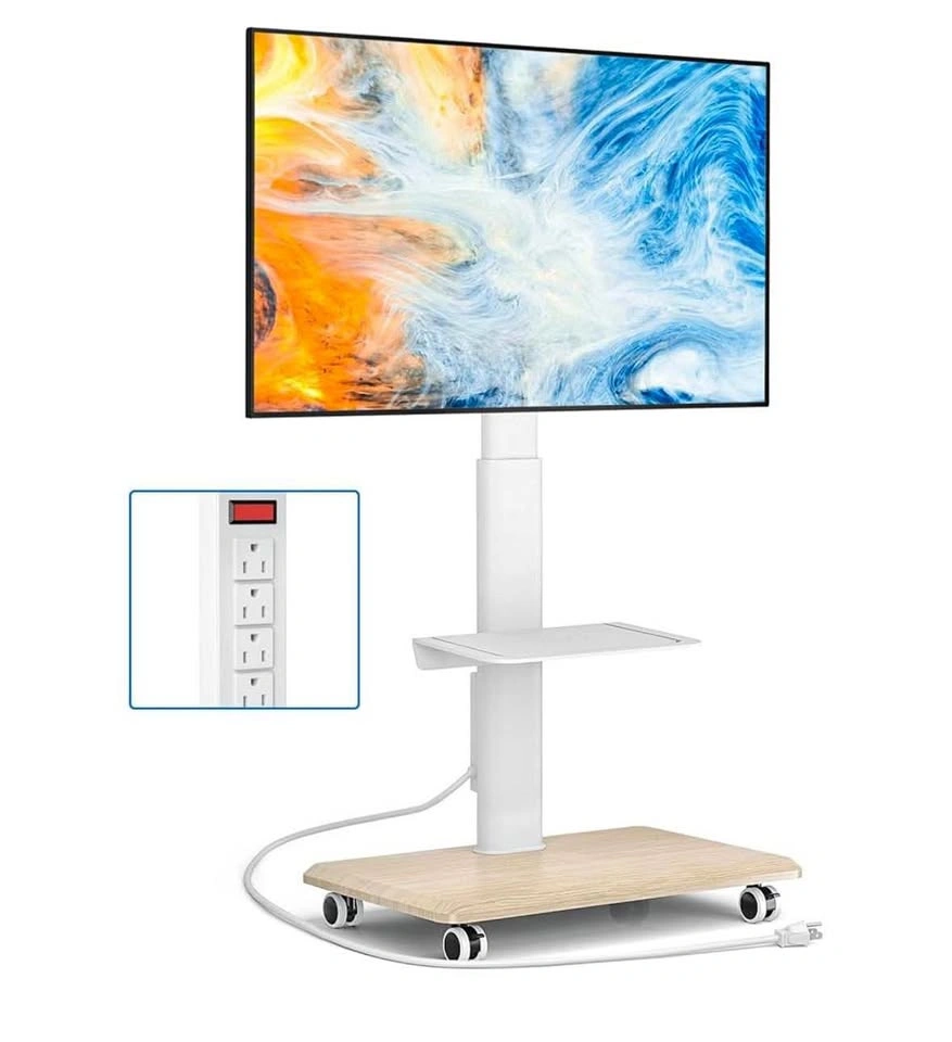 Rolling TV Stand (32”–75”)