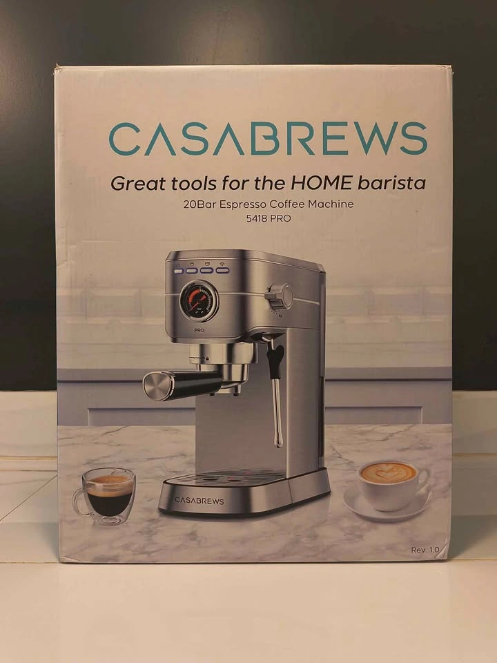 Casa brews 20Bar Espresso Coffee Machine 5418PRO - photo 2