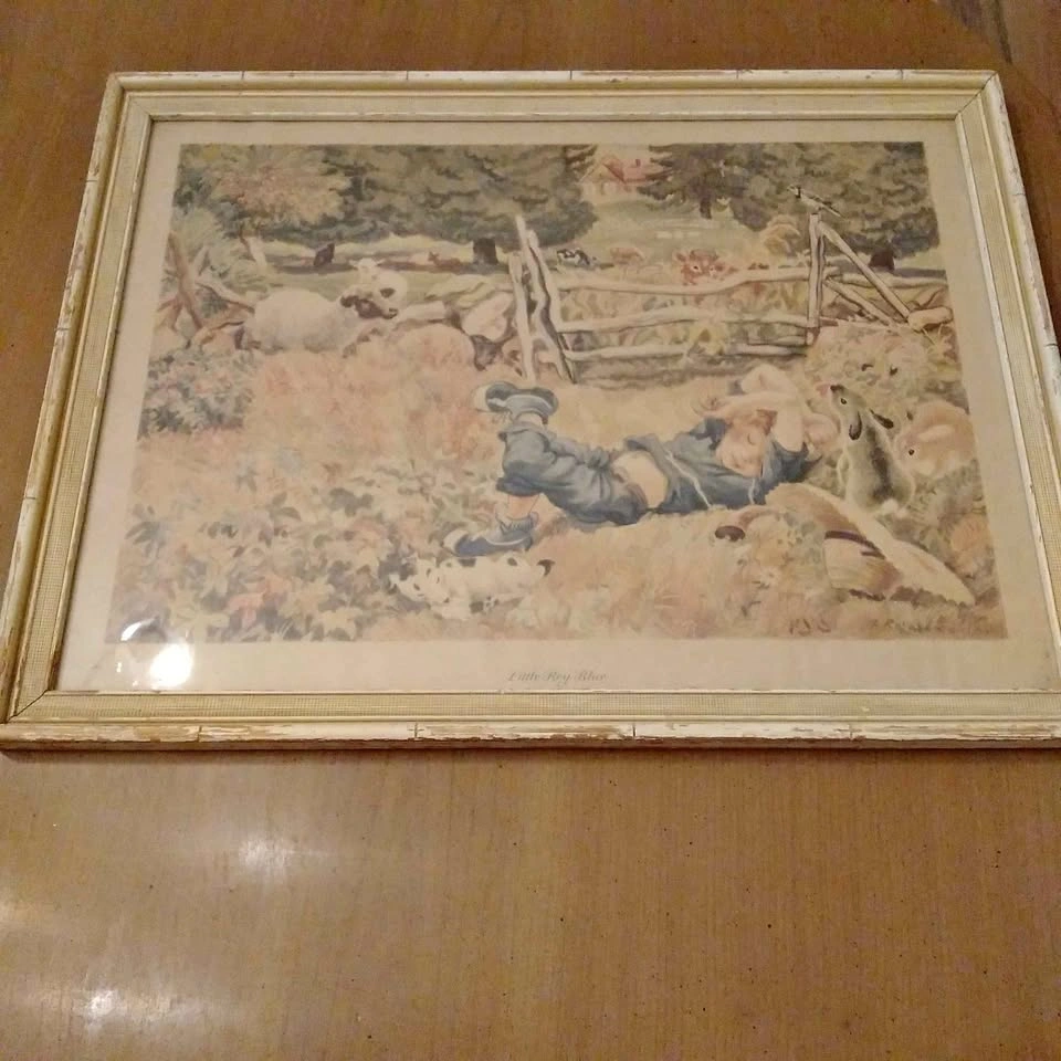 Vintage print "Little Boy Blue"