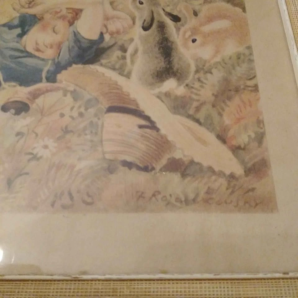 Vintage print "Little Boy Blue" - photo 3