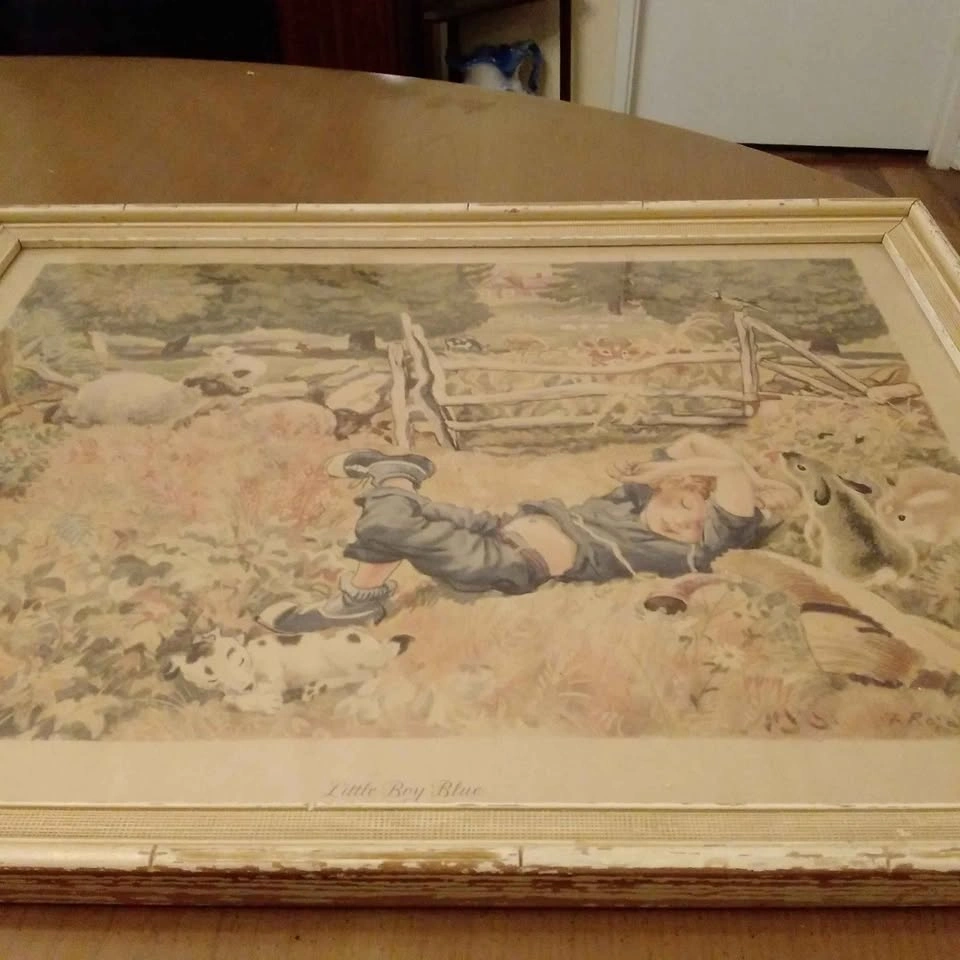 Vintage print "Little Boy Blue" - photo 4