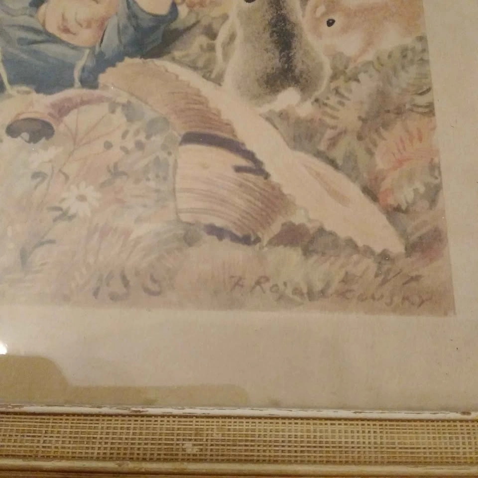 Vintage print "Little Boy Blue" - photo 5