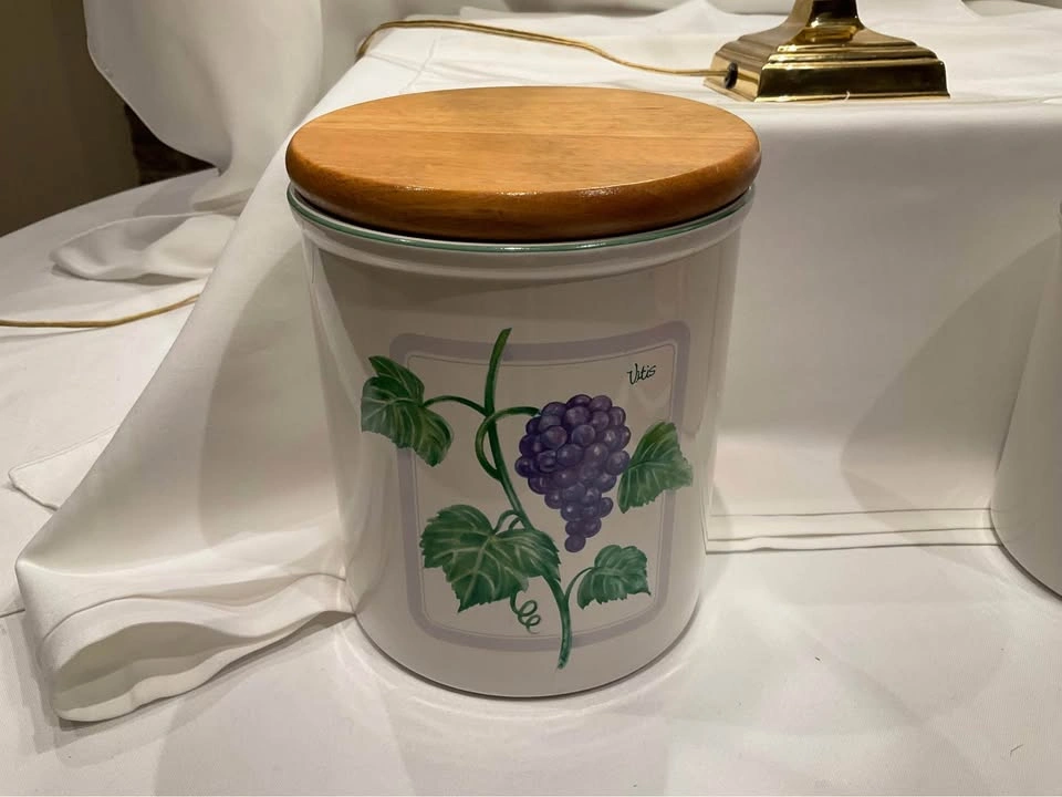 Vintage Himark Fruit Country Kitchen Canisters Set of 4 - photo 2