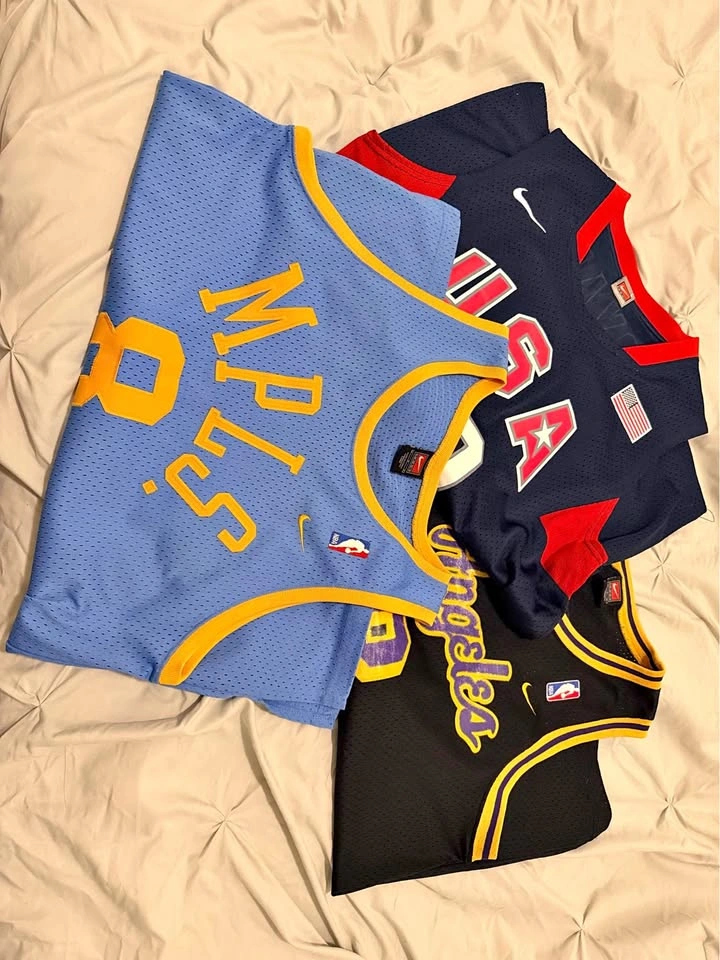 Nike Kobe Bryant Jerseys - USA, MPLS, Black