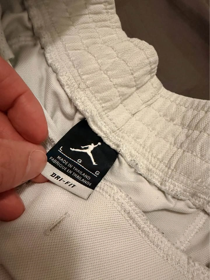 Jordan Cat Scratch White Dri-Fit Shorts Large - photo 3