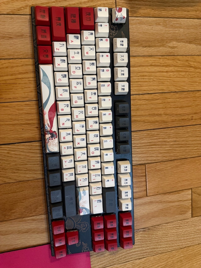 Custom Mechanical Keyboard - Artistic Keycaps