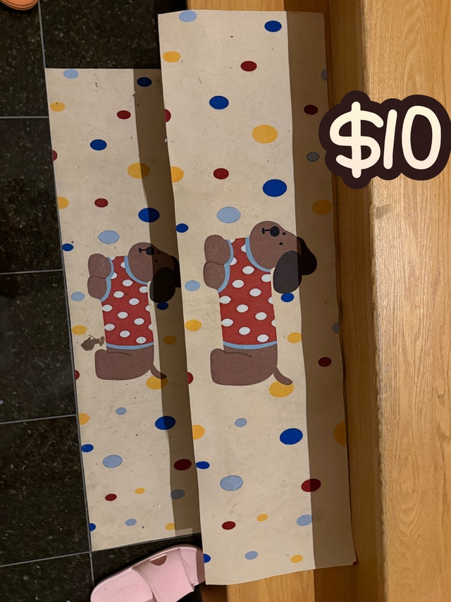 Dog Print Shelves