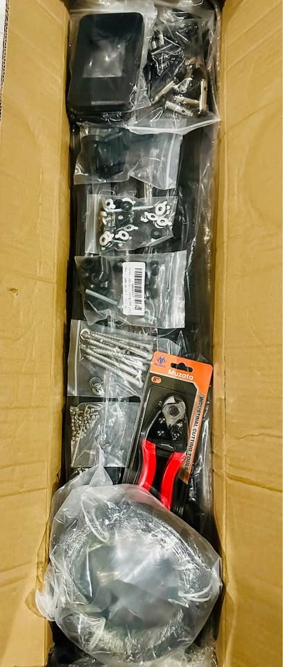 Muzata Cable Railing Kit – 36” Black Posts (2 Pack) with 150ft C - photo 2