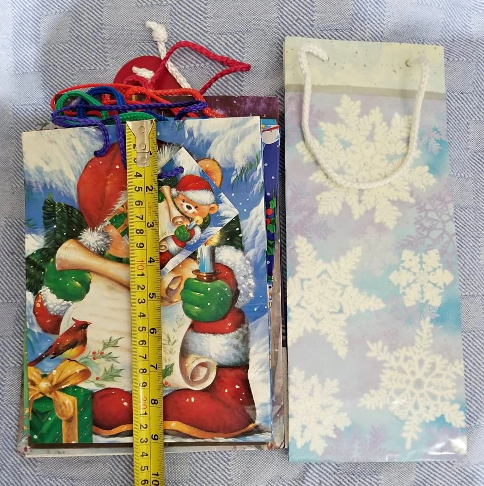 Brand New Medium Christmas Gift Bags - Bundle All 9 for $6
