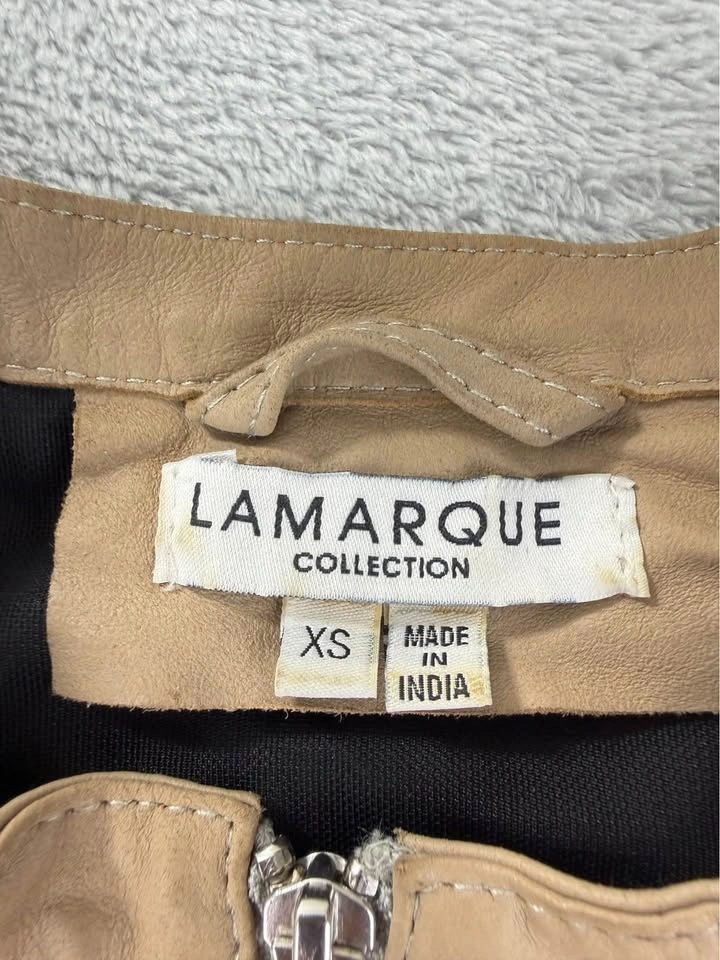 Lamarque Collection Women's Brown Leather Jacket XS - photo 2