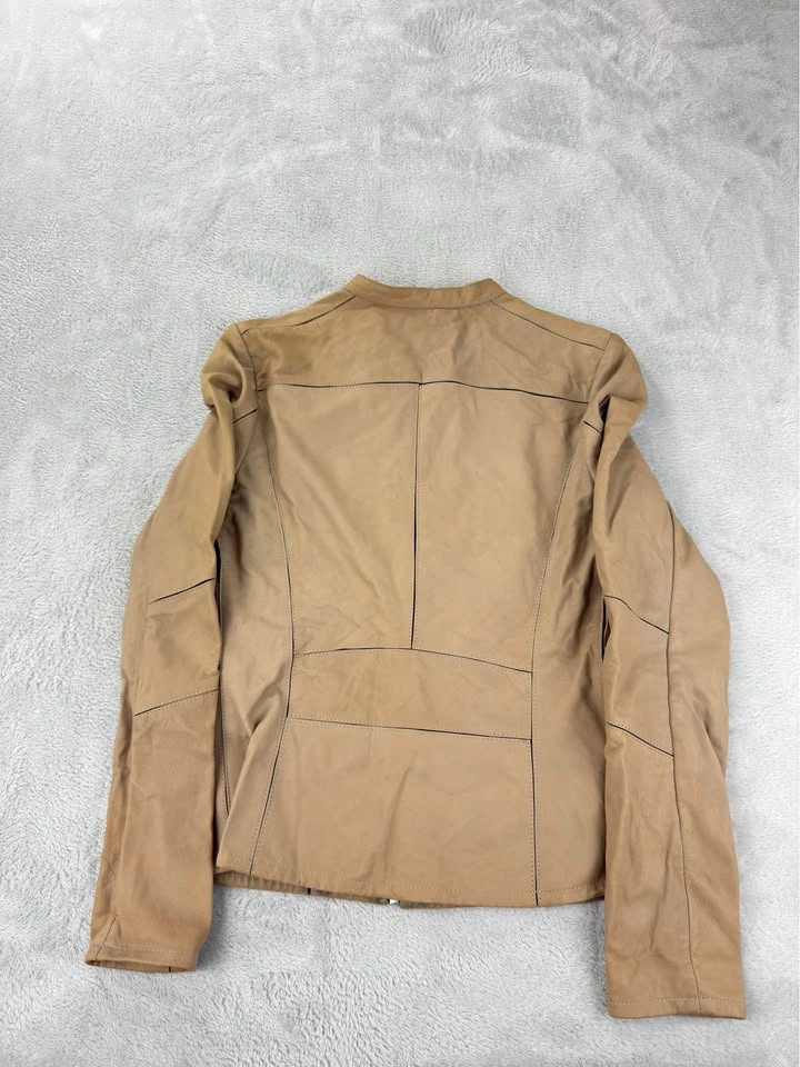 Lamarque Collection Women's Brown Leather Jacket XS - photo 5
