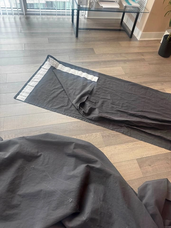 Stylish Dark Grey Curtains (Pair)