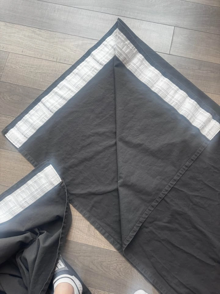 Stylish Dark Grey Curtains (Pair) - photo 4
