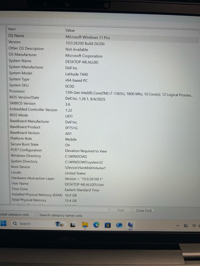 Dell Latitude 7440 Laptop (Good Condition) + Charger - photo 5