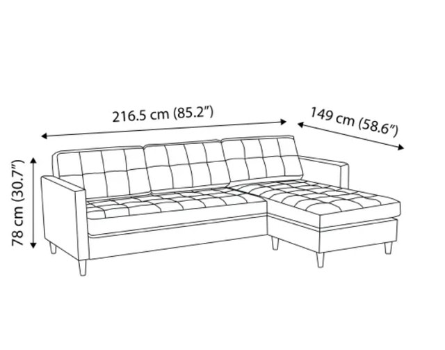 Interchangeable Sectional Sofa L Couch - photo 3