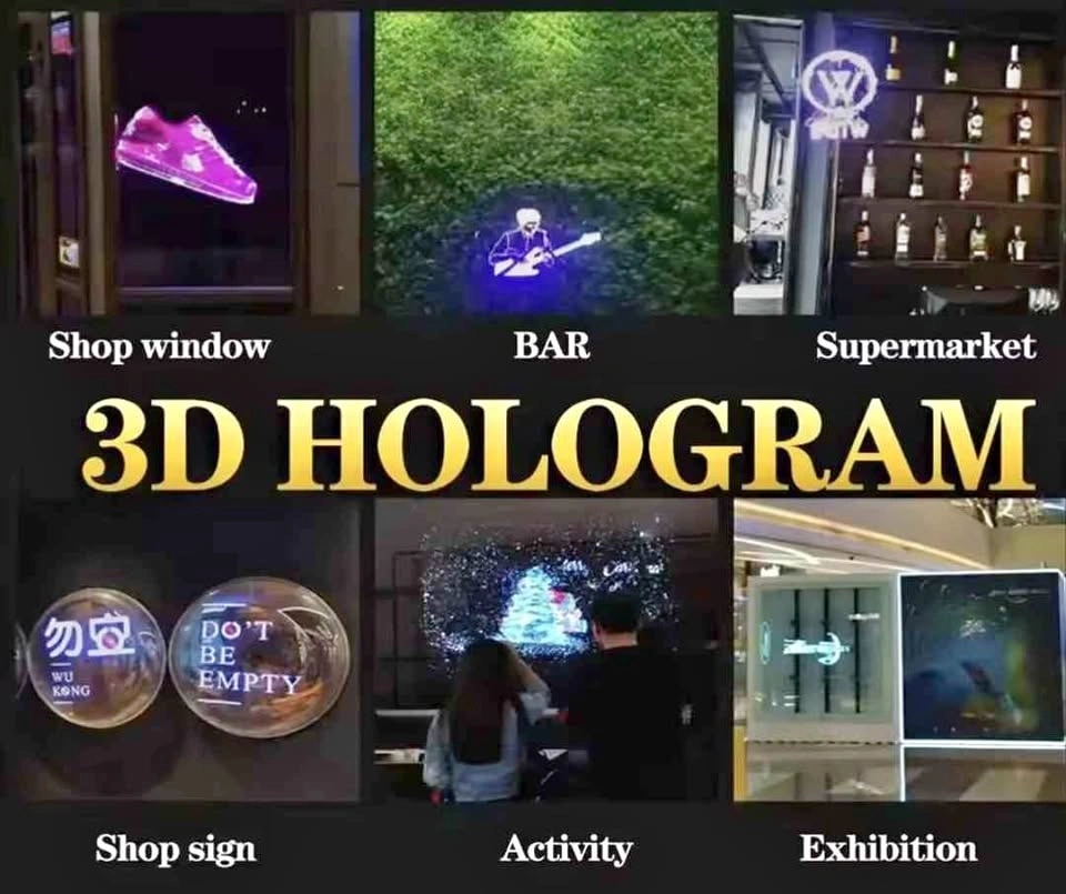 3D Holographic Fan Projector