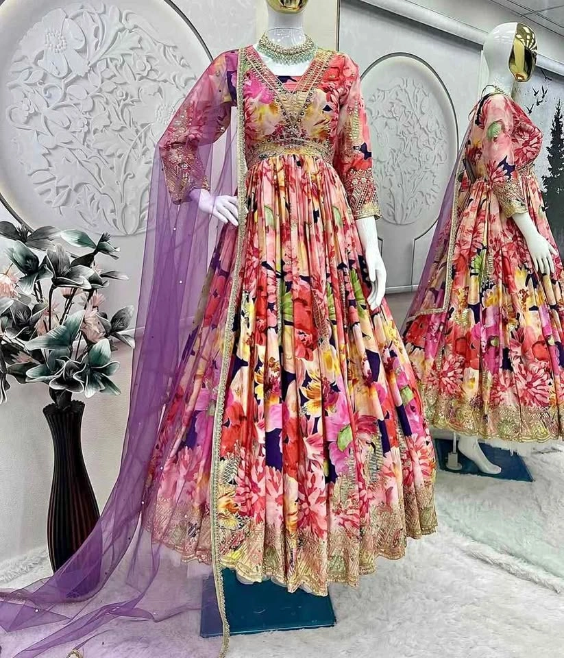 Gown and Dupatta Set