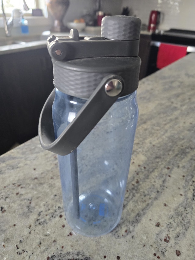 40oz Water Bottle with Dual Spout & Straw