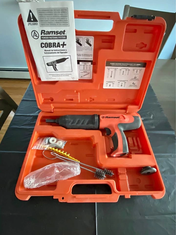 Ramset Cobra Semi-Automatic Powder Actuated Tool with Silencer