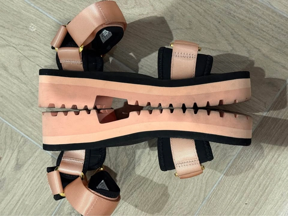 Suicoke CEL-VPO Platform Sandals - Pink/Gold - Size 8 (Fits 7.5) - photo 5