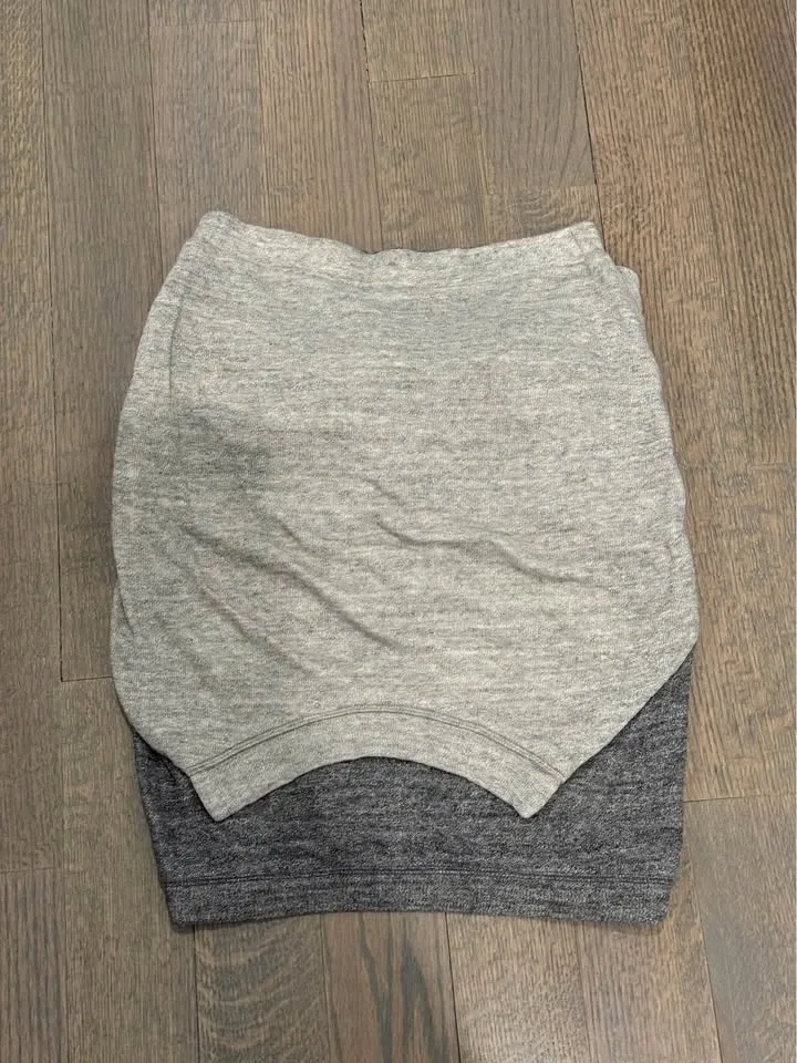 Phillip Lim grey tie front mini skirt XS - photo 3