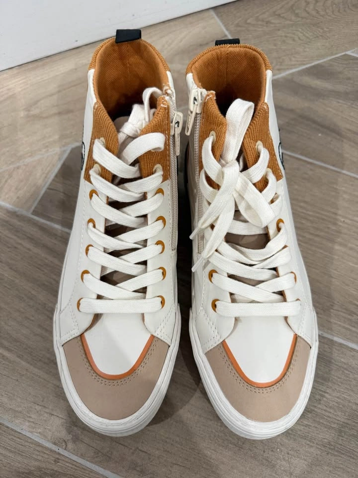 Zara Kids x Disney Tigger High-Top Sneakers EU 37 / US Women's 7 - photo 2