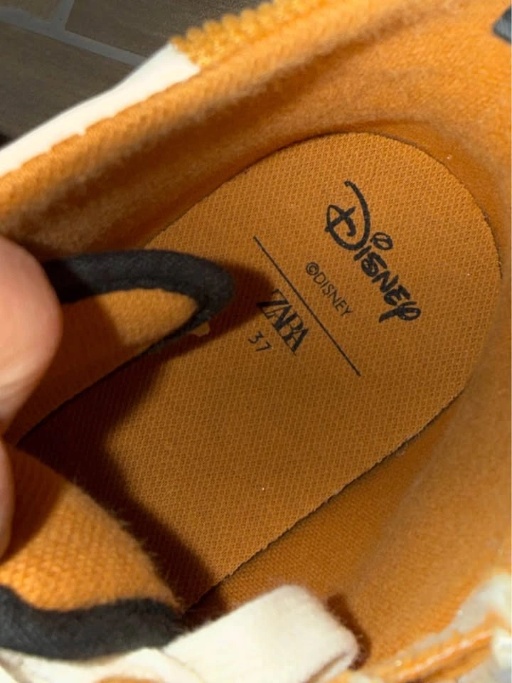 Zara Kids x Disney Tigger High-Top Sneakers EU 37 / US Women's 7 - photo 3