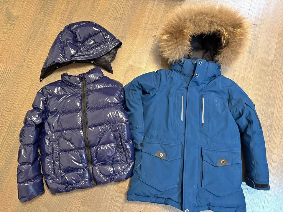 Boys Winter Jacket Bundle (Size 8) - Herno Puffer & Gore-Tex