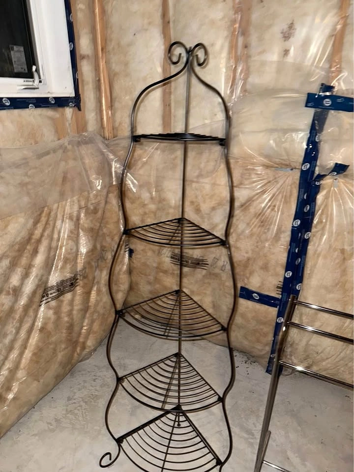 5-Tier Wrought Iron Corner Shelf / Baker’s Rack