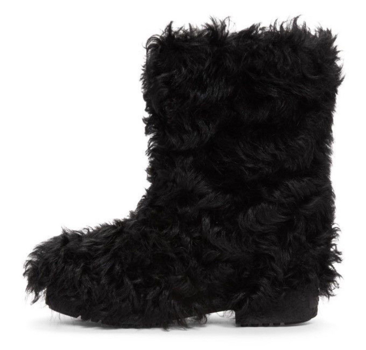 SAINT LAURENT SHEARLING FUR BOOT - photo 4