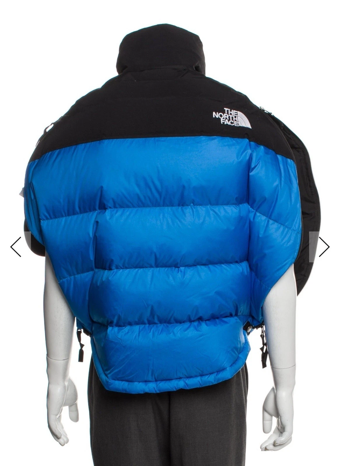 MM6 Maison Margiela x The North Face Puffer Cape Coat Blue XS - photo 5