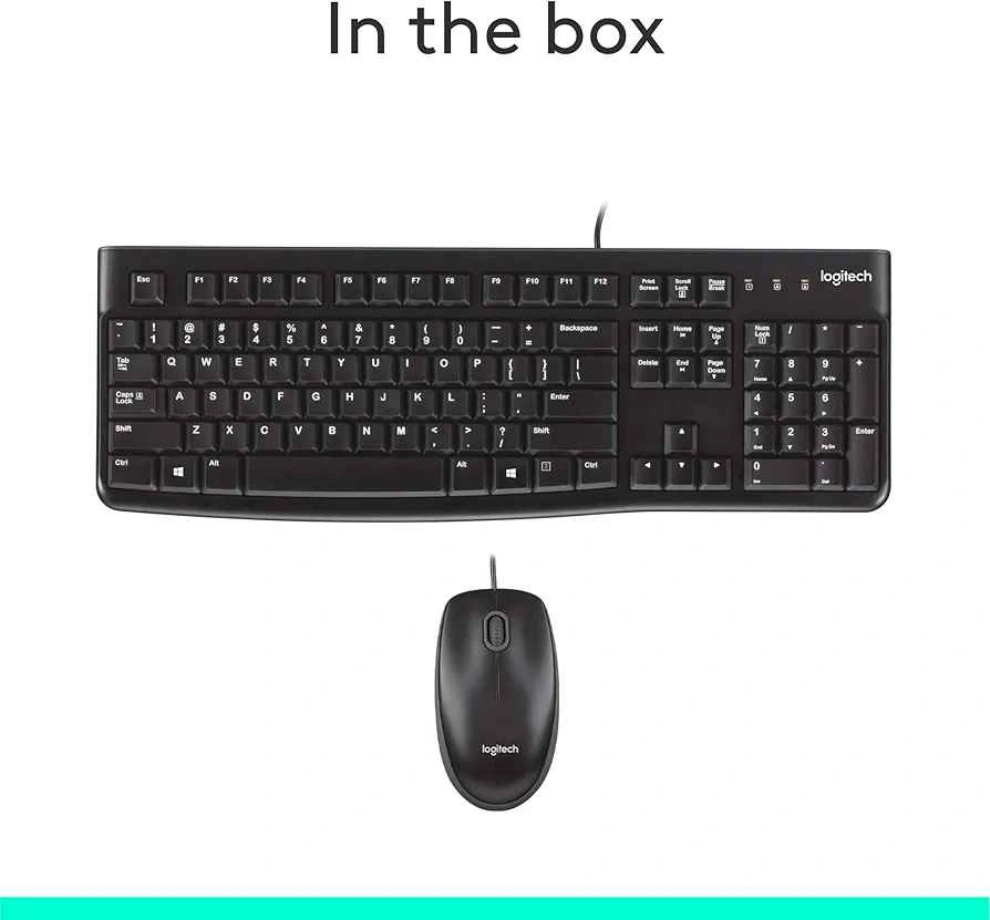 Logitech MK120 Wired Keyboard and Mouse Combo - photo 3