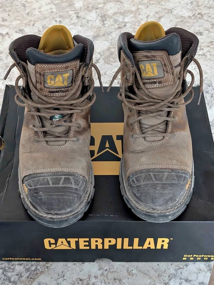 Caterpillar Work Boots - Size 10 Wide
