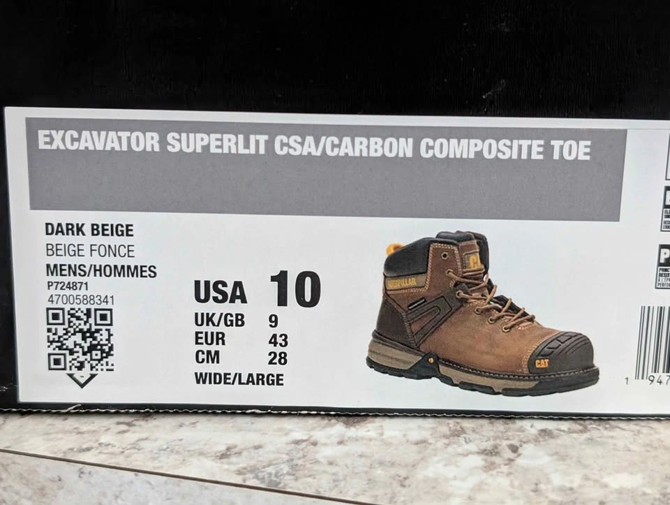 Caterpillar Work Boots - Size 10 Wide - photo 5